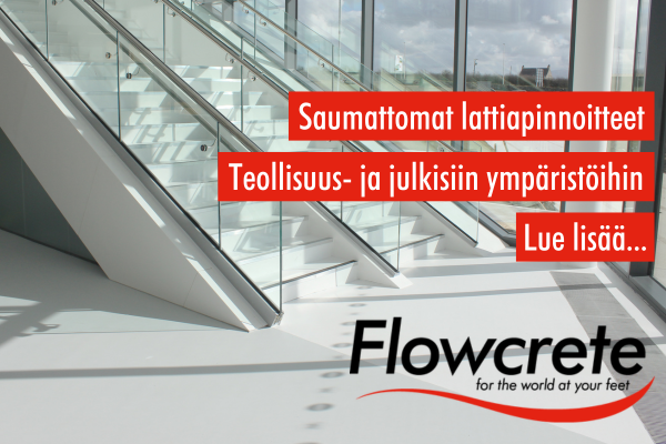 Flowcrete - Saumaton, kestävä ja esteettinen