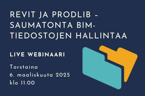 Osallistu webinaariin: Revit ja ProdLib – Saumatonta BIM-tiedostojen hallintaa