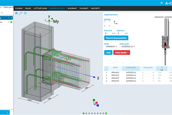 Tehosta betonielementtien liitossuunnittelua A-COLUMN® -ohjelmalla – tutustu uusiin päivityksiin!